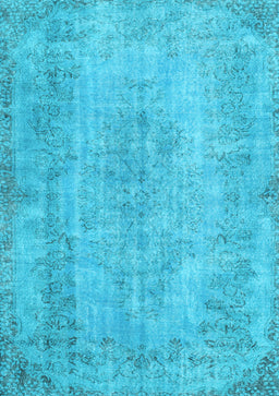 Persian Light Blue Bohemian Rug, tr2115lblu