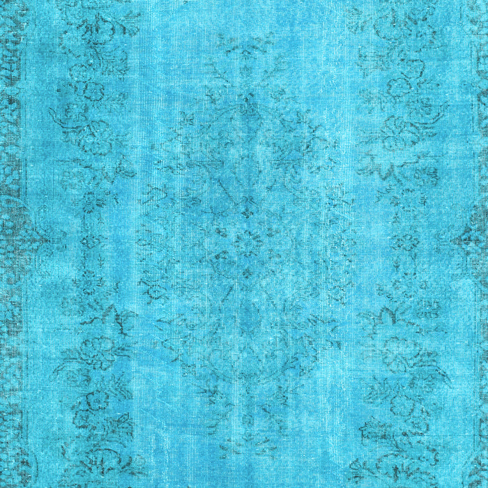 Machine Washable Persian Light Blue Bohemian Rug, wshtr2115lblu