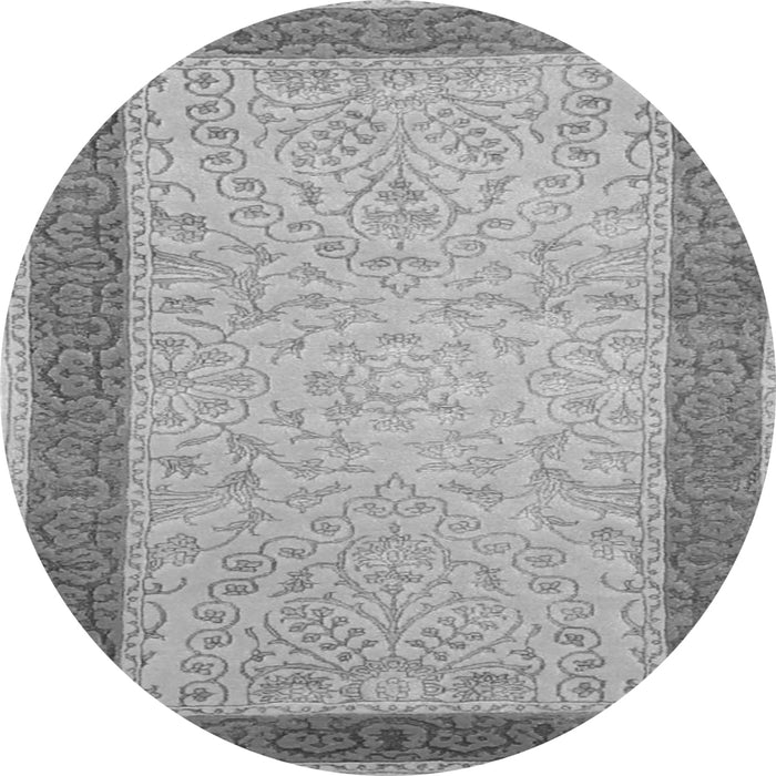 Square Persian Gray Traditional Rug, tr2116gry