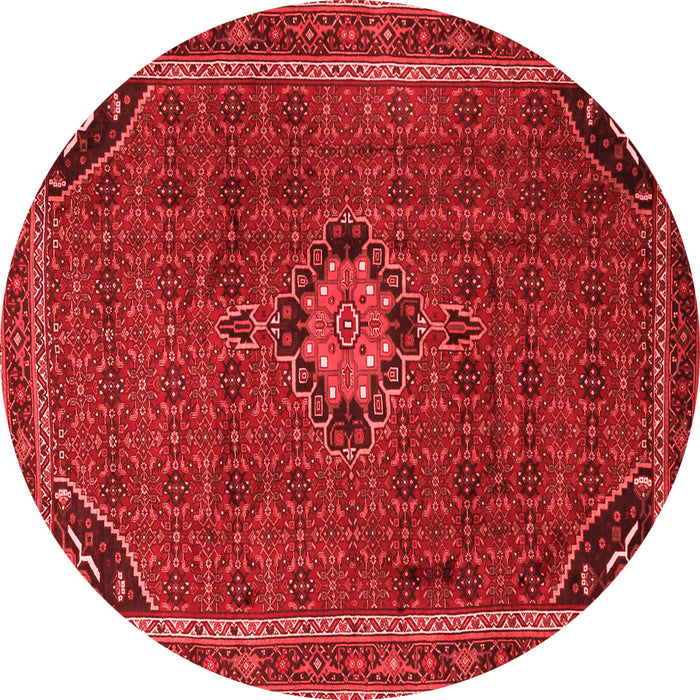 Machine Washable Persian Red Traditional Rug, wshtr2117red