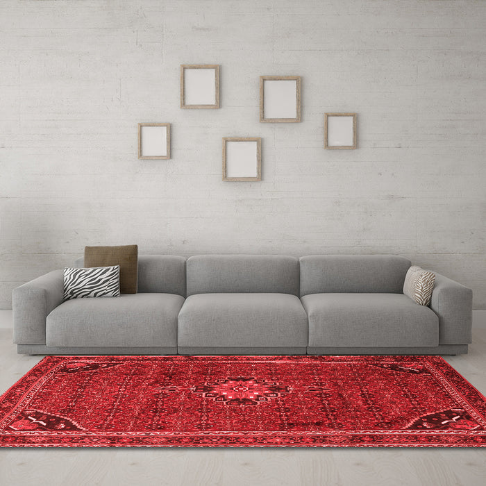Traditional Red Washable Rugs