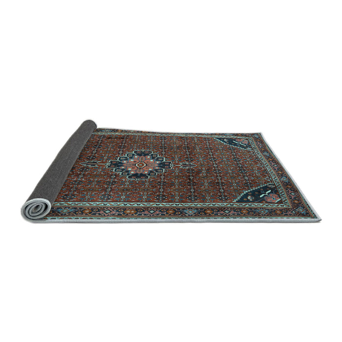 Sideview of Persian Light Blue Traditional Rug, tr2117lblu