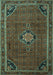 Persian Turquoise Traditional Rug, tr2117turq