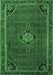 Persian Emerald Green Traditional Rug, tr2117emgrn