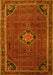 Machine Washable Persian Yellow Traditional Rug, wshtr2117yw