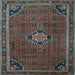 Square Persian Light Blue Traditional Rug, tr2117lblu