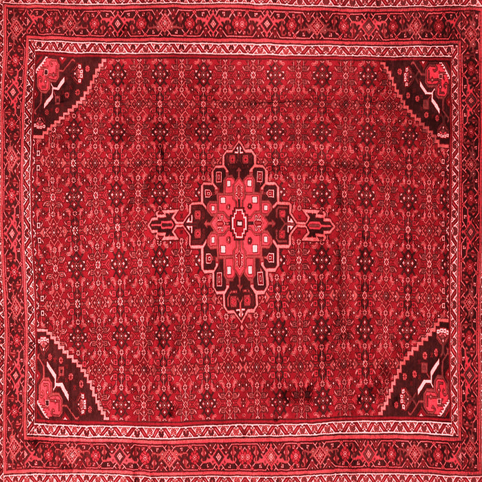 Machine Washable Persian Red Traditional Rug, wshtr2117red