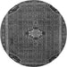 Square Persian Gray Traditional Rug, tr2117gry
