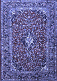 Medallion Blue Traditional Rug, tr2119blu