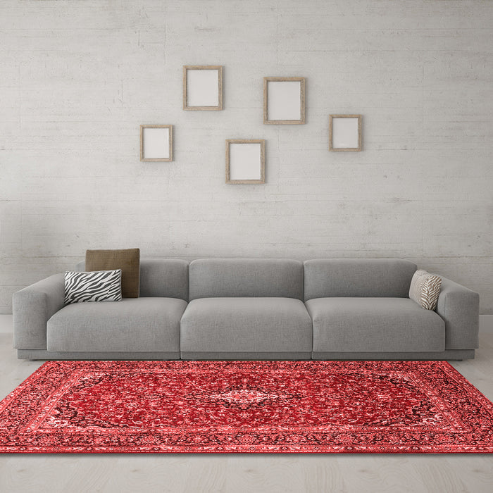 Traditional Red Washable Rugs