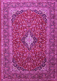 Medallion Pink Traditional Rug, tr2119pnk