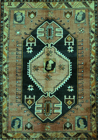 Persian Turquoise Traditional Rug, tr211turq