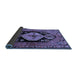 Sideview of Persian Blue Traditional Rug, tr211blu