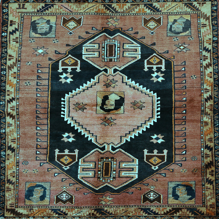 Square Persian Light Blue Traditional Rug, tr211lblu