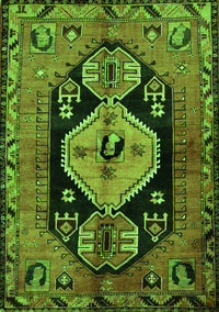 Persian Green Traditional Rug, tr211grn