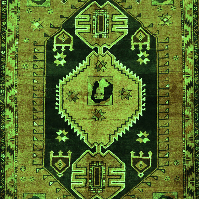 Persian Green Traditional Rug, tr211grn