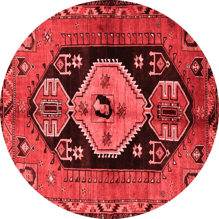 Machine Washable Persian Red Traditional Rug, wshtr211red