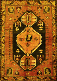 Persian Yellow Traditional Rug, tr211yw