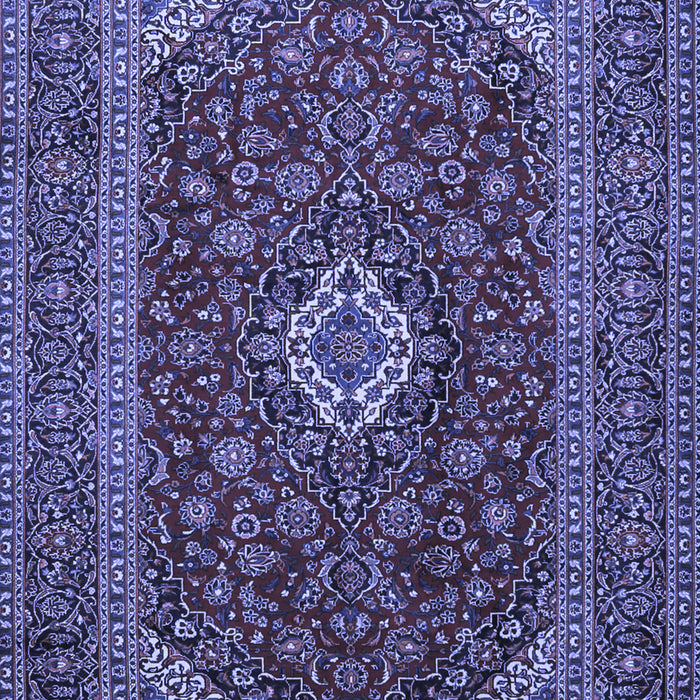 Medallion Blue Traditional Rug, tr2120blu