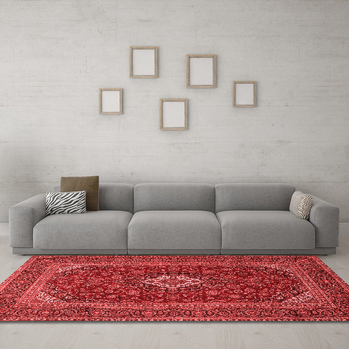 Traditional Red Washable Rugs