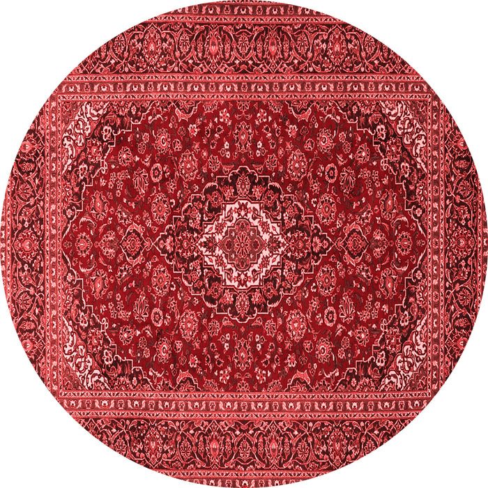 Medallion Red Traditional Rug, tr2120red
