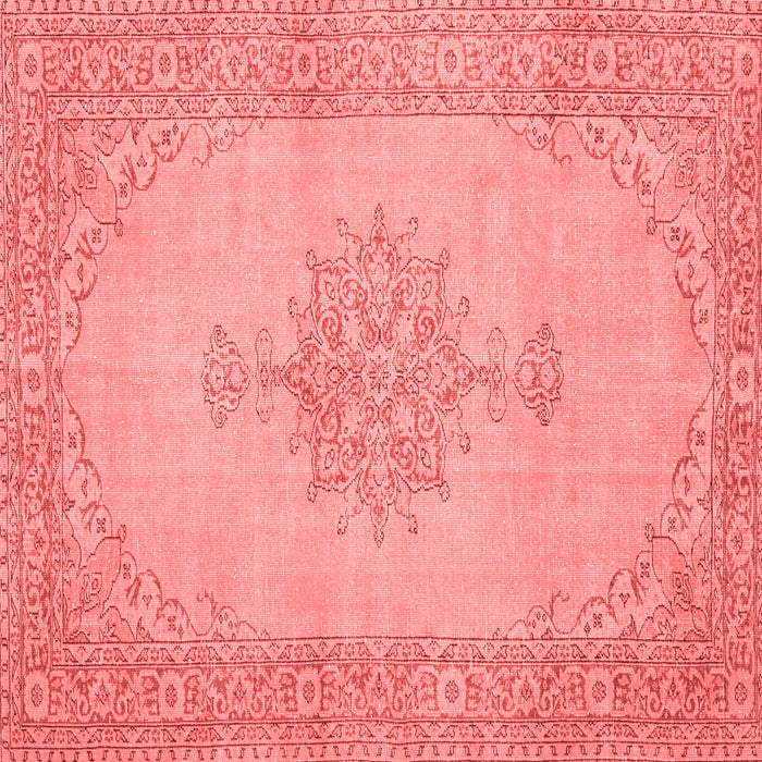Machine Washable Persian Red Traditional Rug, wshtr2121red