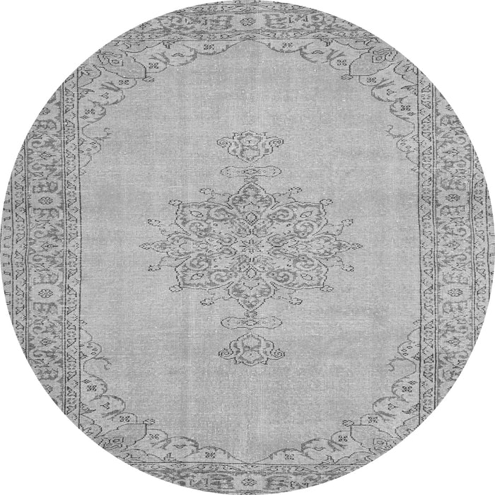 Square Persian Gray Traditional Rug, tr2121gry