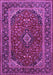 Medallion Purple Traditional Rug, tr2122pur