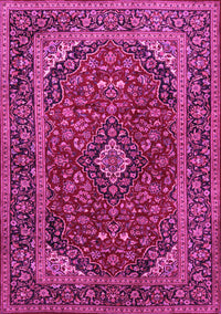 Medallion Pink Traditional Rug, tr2122pnk