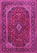 Medallion Pink Traditional Rug, tr2122pnk