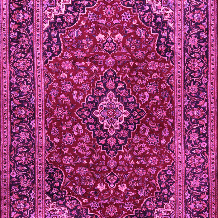 Medallion Pink Traditional Rug, tr2122pnk