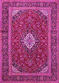 Medallion Pink Traditional Rug, tr2123pnk