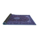 Sideview of Medallion Blue Traditional Rug, tr2123blu