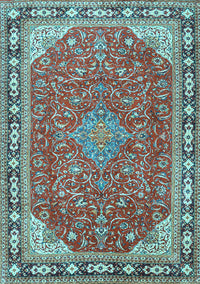 Persian Light Blue Traditional Rug, tr2124lblu