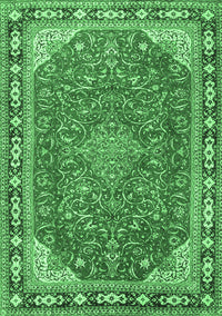 Persian Emerald Green Traditional Rug, tr2124emgrn