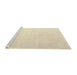 Sideview of Machine Washable Traditional Deep Peach Orange Rug, wshtr2125