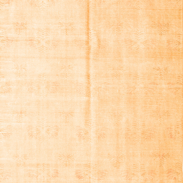 Serging Thickness of Machine Washable Persian Orange Traditional Area Rugs, wshtr2125org