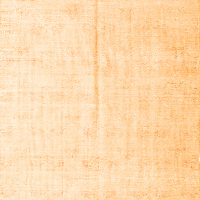 Serging Thickness of Persian Orange Traditional Rug, tr2125org