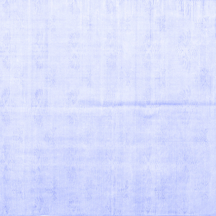 Square Machine Washable Persian Blue Traditional Rug, wshtr2125blu