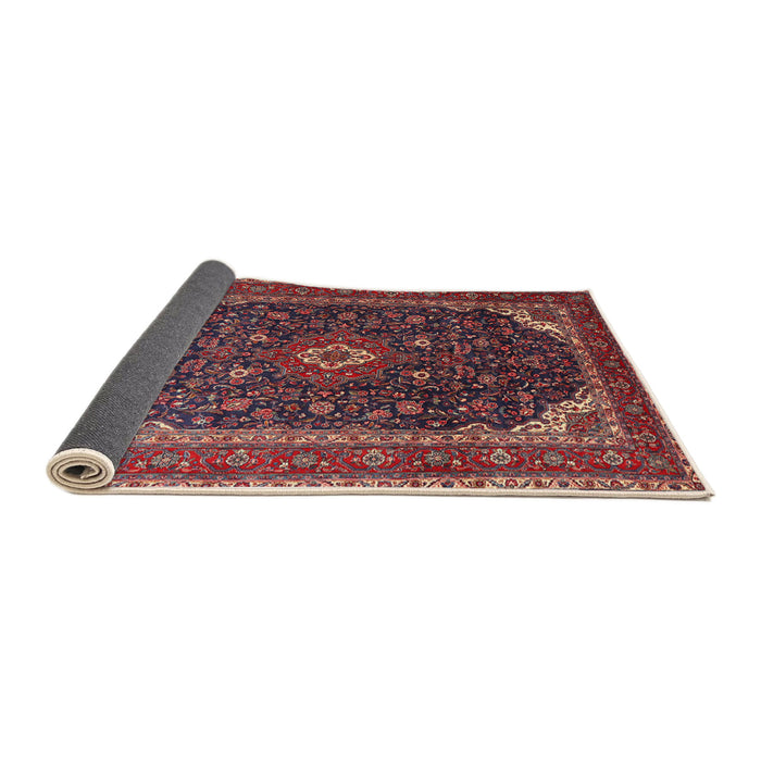 Sideview of Traditional Dark Almond Brown Persian Rug, tr2126