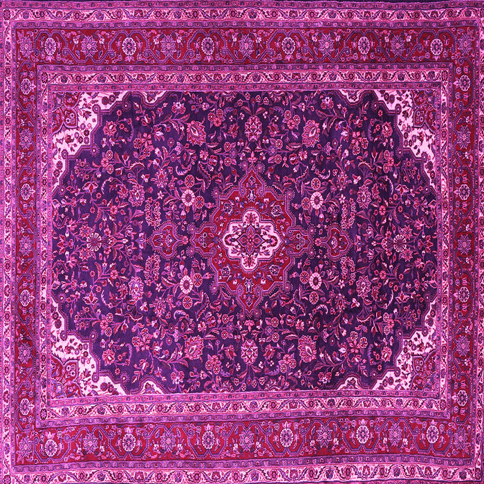 Square Persian Pink Traditional Rug, tr2126pnk