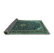 Sideview of Persian Turquoise Traditional Rug, tr2126turq