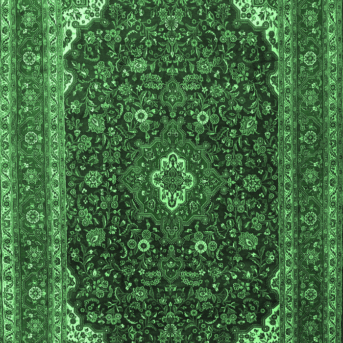 Persian Emerald Green Traditional Rug, tr2126emgrn