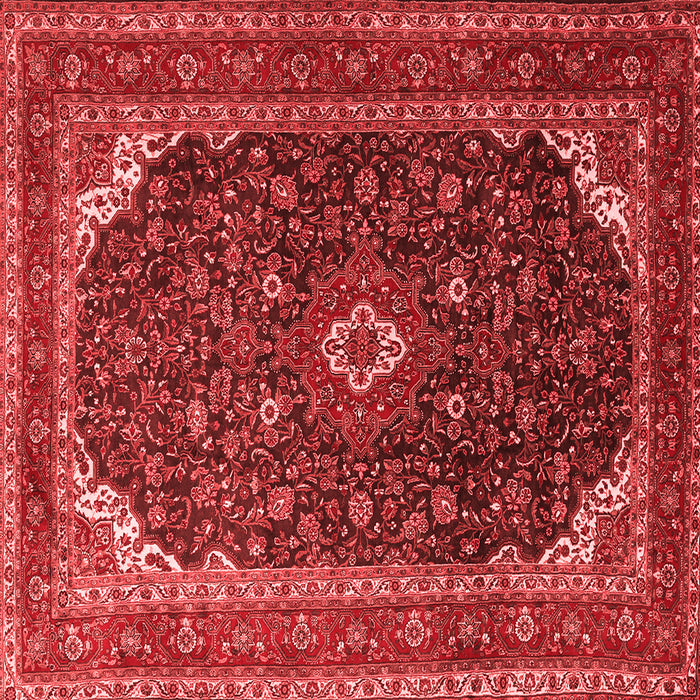 Machine Washable Persian Red Traditional Rug, wshtr2126red