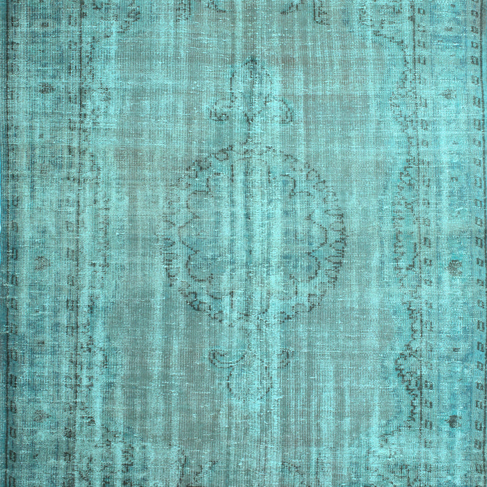 Machine Washable Persian Light Blue Traditional Rug, wshtr2127lblu