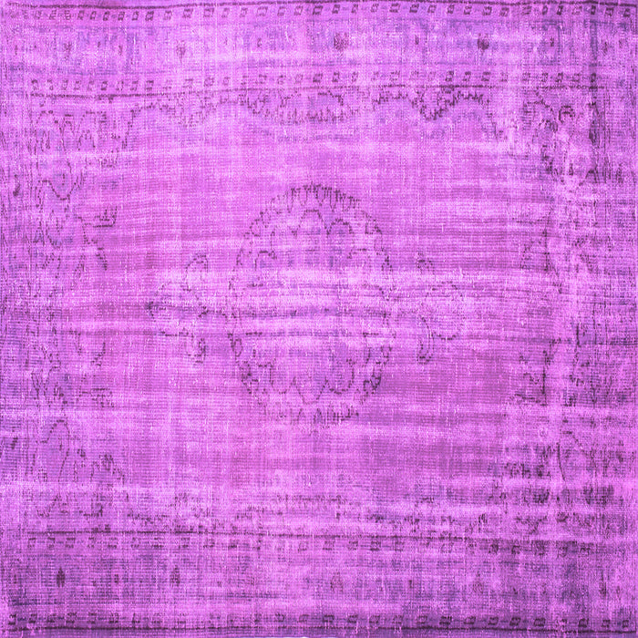 Square Persian Purple Traditional Rug, tr2127pur