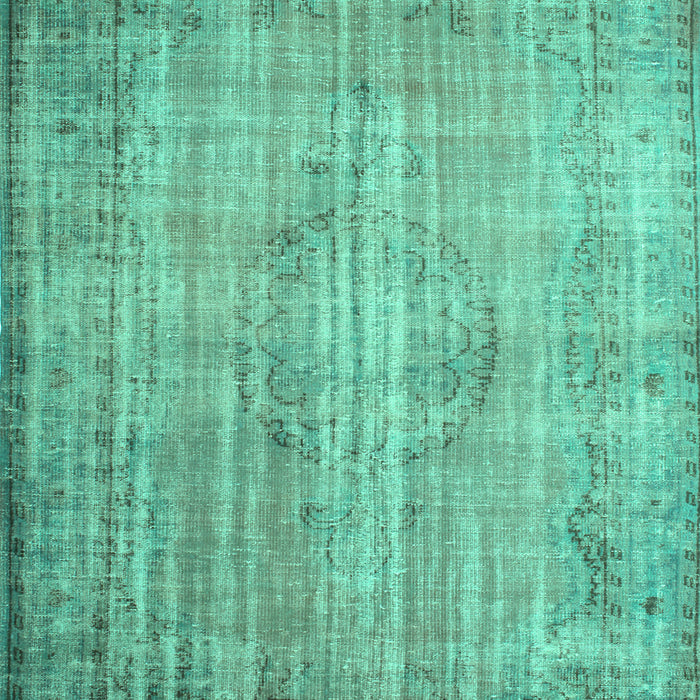 Machine Washable Persian Turquoise Traditional Area Rugs, wshtr2127turq