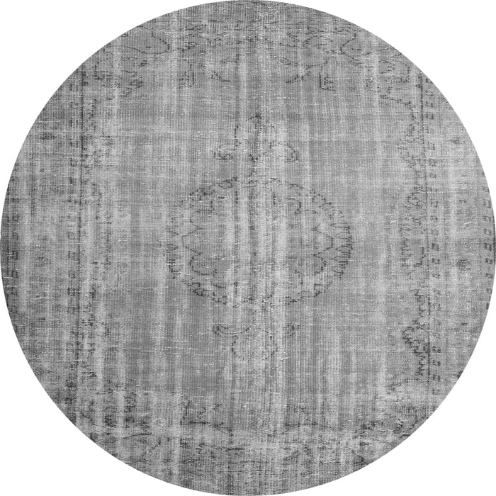 Square Persian Gray Traditional Rug, tr2127gry