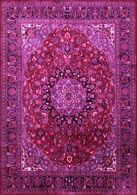 Medallion Pink Traditional Rug, tr2128pnk