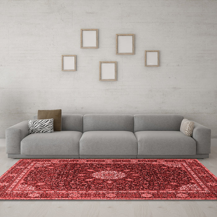Traditional Red Washable Rugs